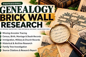 solve genealogy brick wall trace missing ancestor historical records family tree
