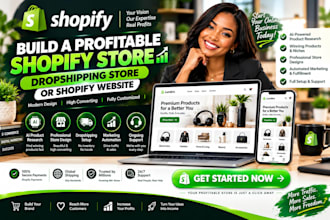design and revamp shopify website build your shopify store
