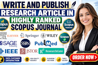 write and pubiish research article in highly scopus journal