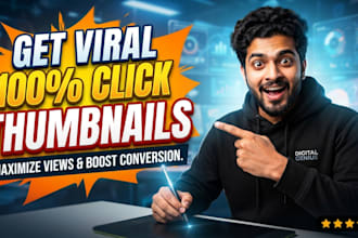 design viral ai youtube thumbnails for your videos