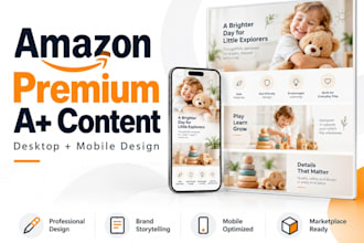 design premium amazon a plus content