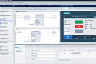 program plc, modbus rtu, hmi and industrial automation systems