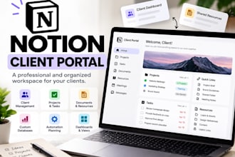 build a custom notion client portal for your business
