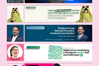design a professional linkedin banner