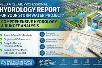 stormwater runoff analysis hydrology report, watershed analysis