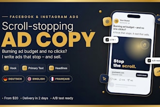 write facebook and instagram ad copy