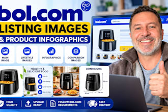 design high converting bol com listing images and product infographics