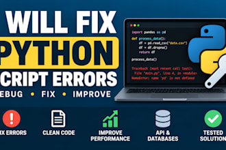fix bugs and improve your python script