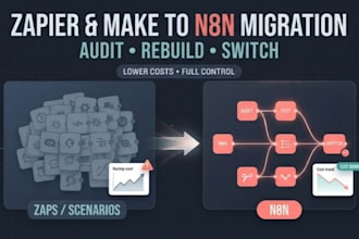 migrate your zapier and makecom automations to n8n and cut costs