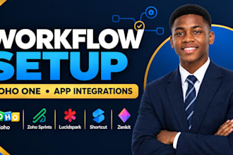 integrate zoho sprints lucidspark shortcut and zenkit workflow zoho one setups