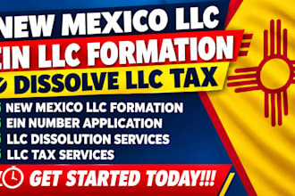 your new mexico llc ein llc formation dissolve llc tax