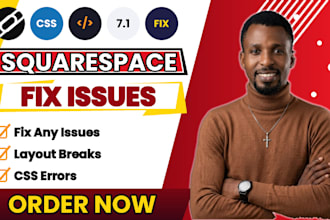 fix squarespace bugs, mobile, layout, spacing and custom code issues