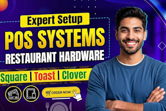 setup square toast clover restaurant pos