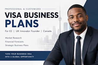 write e2 visa and UK innovator founder business plans