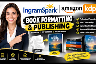 ingramspark book formatting and upload, ingramspark amazon kdp book publishing