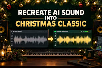 recreate your suno song as polished christmas music