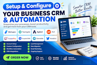 setup striven teamgate agiled act engagebay crm evaydotcrm oamobile notebird