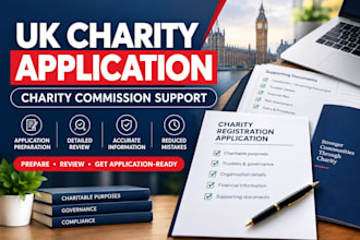 prepare your UK charity registration application