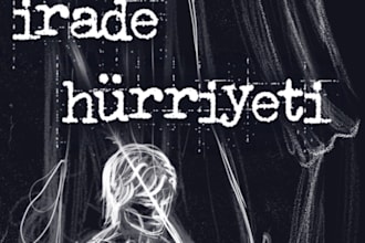 draw a custom hand drawn illustrated poster