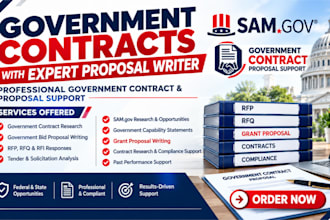 write government contract technical proposal rfp rfq and grant responses
