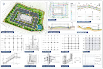 create austin tx civil 3d site grading, earthwork, drainage and structural plans