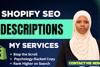 rewrite seo shopify product descriptions that sell