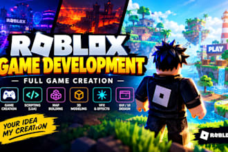 roblox game developer roblox scripter roblox full game creation map builder obby
