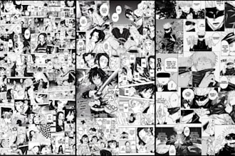 draw anime manga comic book manga artist manga page anime comic doujin art