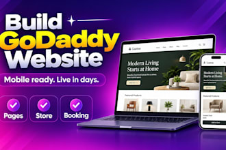 build godaddy website as a godaddy developer and godaddy expert