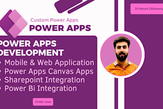 develop power apps and automate it with power automate, sharepoint and ms forms
