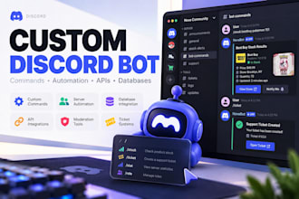 develop a custom discord bot for your server