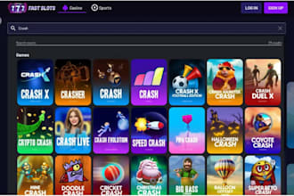 build onlne igaming website, slot, crash game, tournament app, bet app fantasy