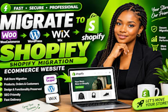migrate woocommerce wordpress wix to shopify shopify migration ecommerce website