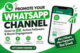 grow your whatsapp channel 500k followers whatsapp channel promotion