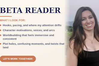 beta read your novel