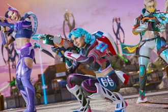 create a multiplayer game, battle royal game, shooting game