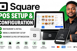 setup and configure square pos for your restaurant