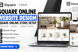 design redesign square website square online square online store squrespace