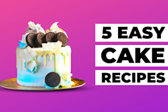 design cake banner for your business