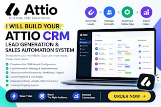 build attio CRM lead generation and sales automation system