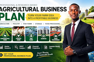 write agricultural farm poultry fish farm storage food processing business plan