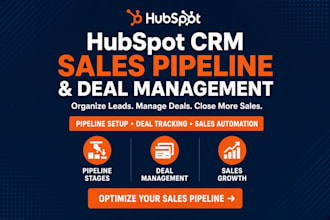 set up and optimize your hubspot sales pipeline and deal management system