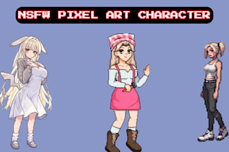 draw pixel art pokemon sprite sheet nsfw pixel character animation video games