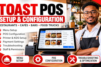 setup and configure toast pos for your restaurant
