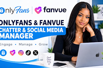 onlyfans chatter fanvue onlyfans social media manager virtual assistant