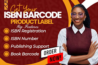 guide you through isbn registration and design a print ready book barcode