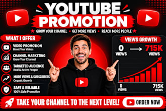 promote your youtube video to a real USA audience and boost engagement