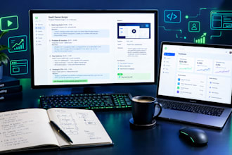 write a compelling saas demo video script for your startup