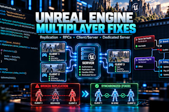 fix unreal engine multiplayer and replication issues