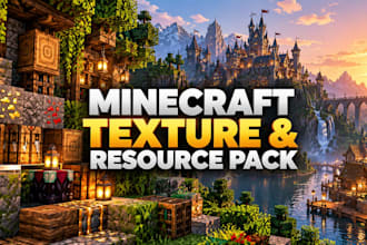 create minecraft custom texture pack and resource pack